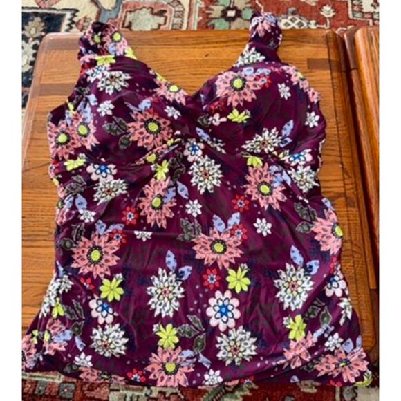 Anne Cole two piece bathing suit size 16W